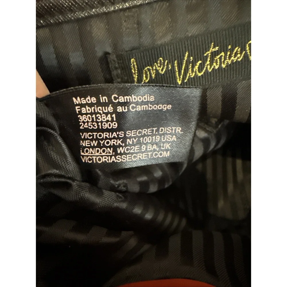 Victorias Secret BACKPACK - RED W/GOLD STUDS - Drawstring Close‎ Buckle Pockets